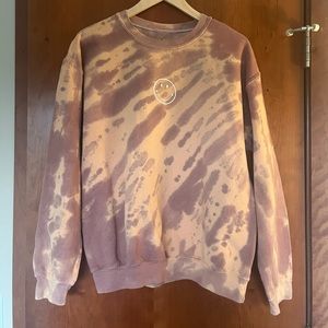 Urban Outfitters Tie Dye Smiley Crewneck Sweatshirt Size S